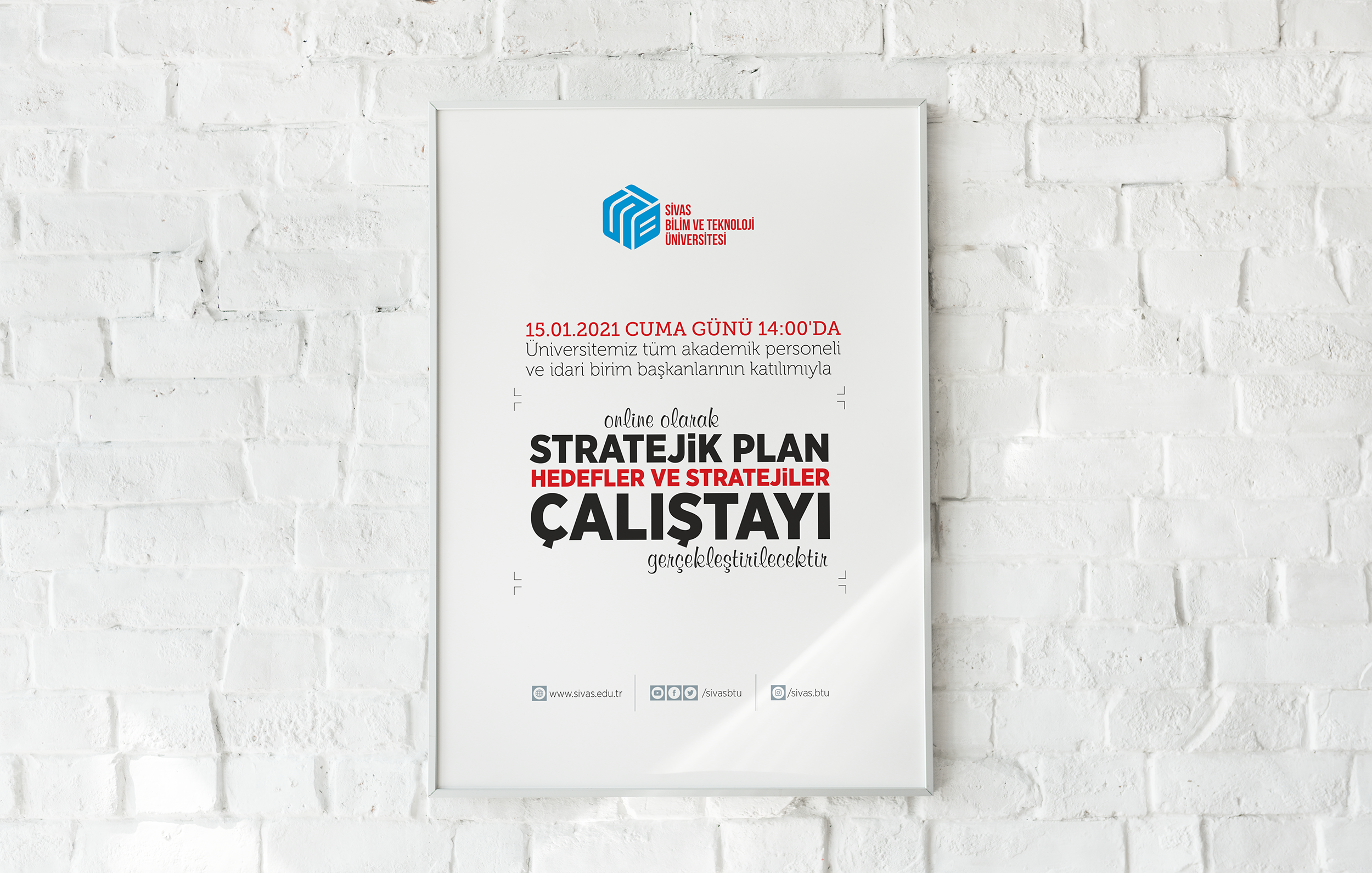 Online Olarak Stratejik Plan Hedefler ve Stratejiler Çalıştayı Gerçekleştirilecektir